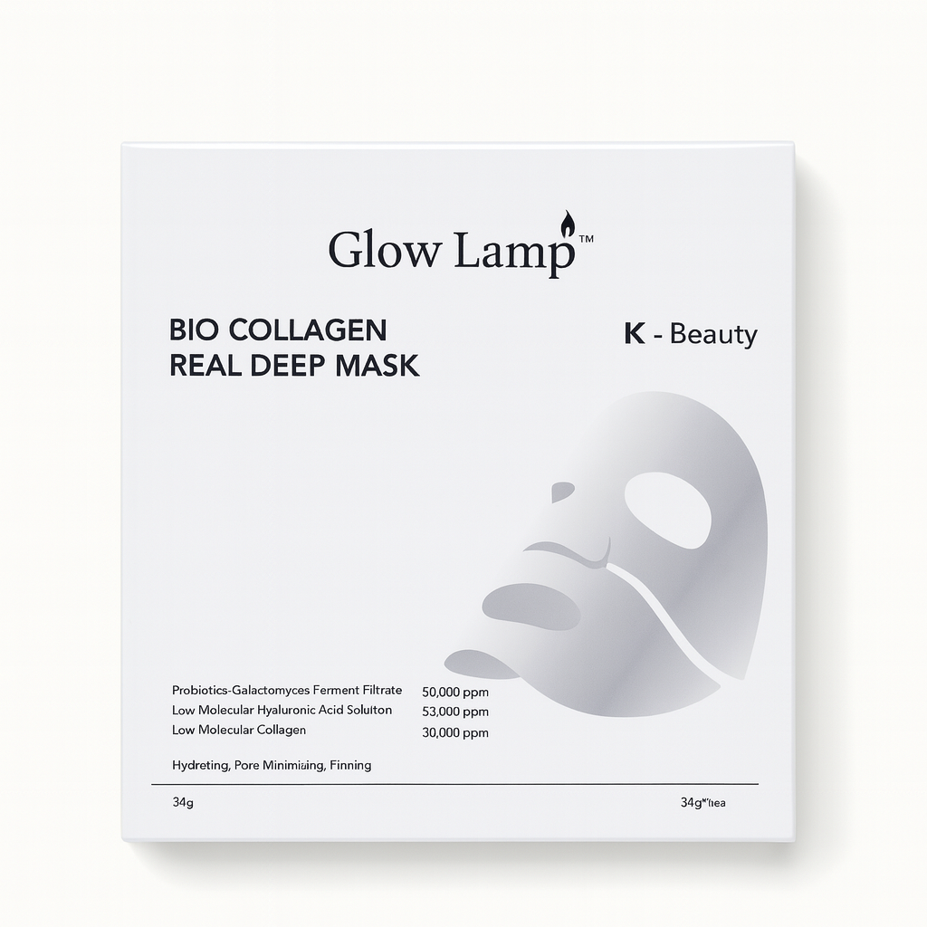 Glow Lamp BIO COLLAGEN REAL DEEP Mask(PACK OF 4)