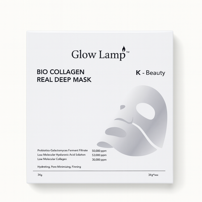 Glow Lamp BIO COLLAGEN REAL DEEP Mask(PACK OF 4)