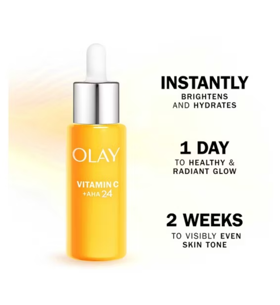 Olay Vitamin C + AHA24 Day Gel Serum For Bright And Even Tone 40ml