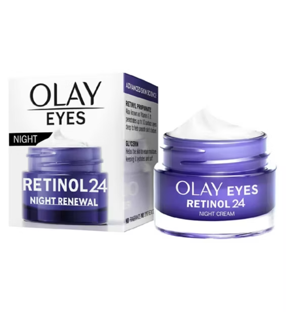 Olay Retinol 24 Night Eye Cream With Retinol & Vitamin B3 15ml