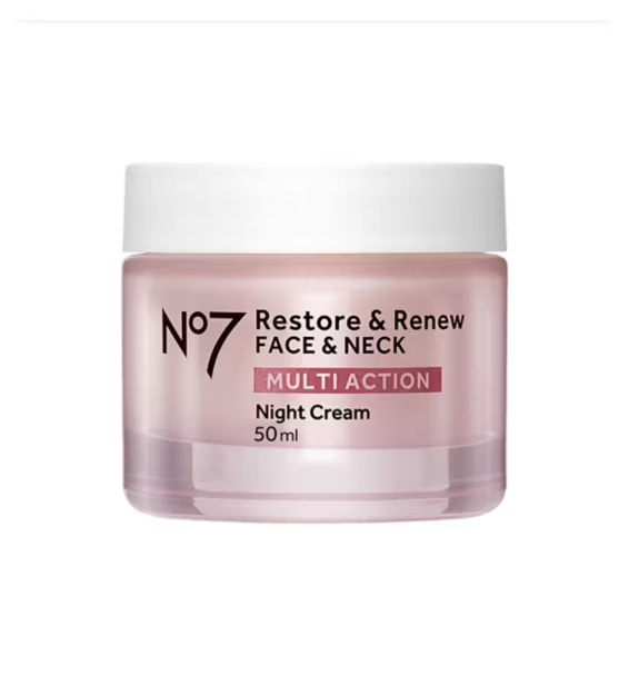 No7 Restore & Renew Face & Neck MULTI ACTION Night Cream 50ml