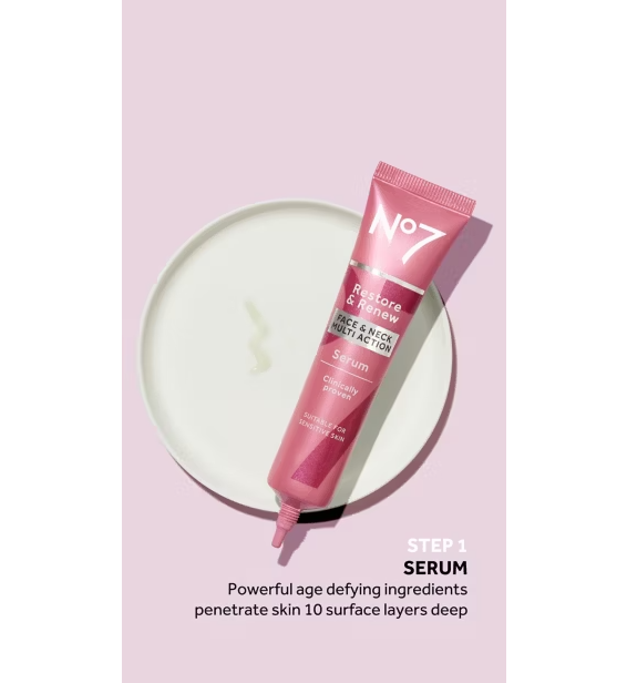 Restore & Renew FACE & NECK MULTI ACTION Serum 50ml