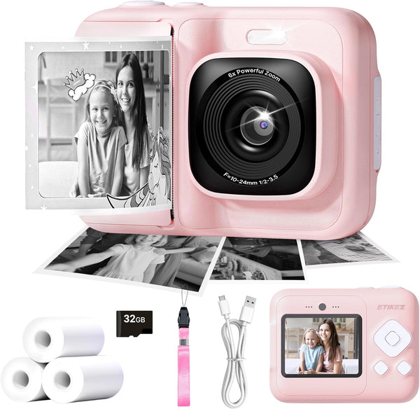 Pocket Print Instant Kids Camera