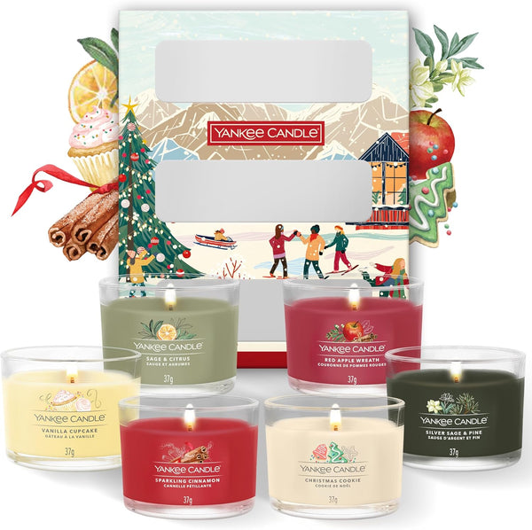 Holiday Fireside Mini Candle Set