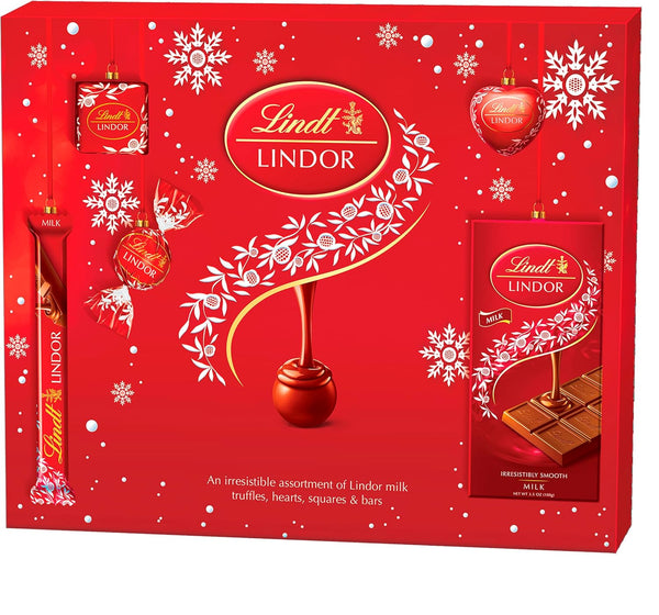 Lindor Milk Chocolate Christmas Box
